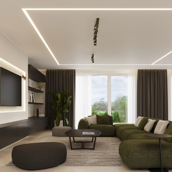 Roheline laevalgusti 6x117 cm Etna - Sollux-image-3