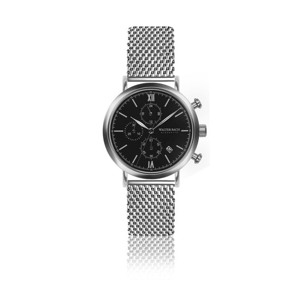 Pánské hodinky s páskem z nerezové oceli ve stříbrné barvě Walter Bach Style