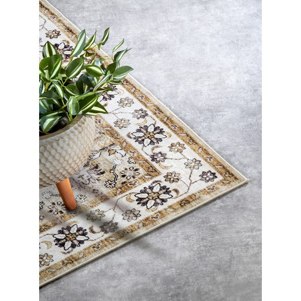 Beež vaip 80x150 cm Saveh Cream Gold - Elle Decoration-image-2