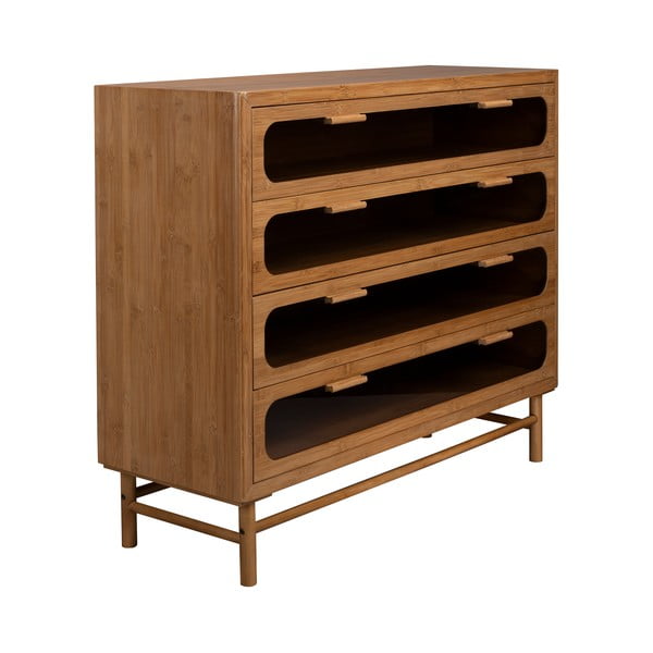 Bambusest kummut 105x88x38 cm Caroun - Dutchbone-image-2