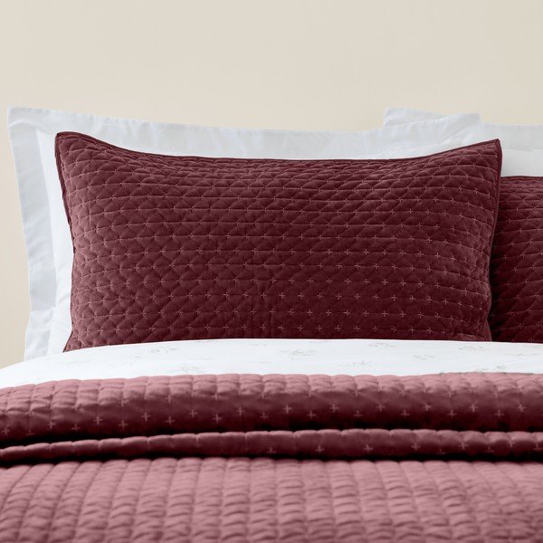 Padjapüürid komplektis 2 tükki 50x75 cm Attica Velvet - Bianca-image-1