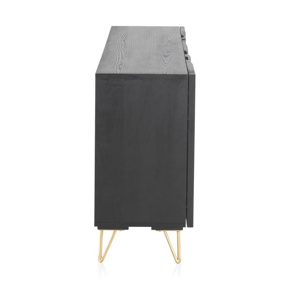 Must madal mangopuidust kummut 160x75 cm Mango - Geese-image-3