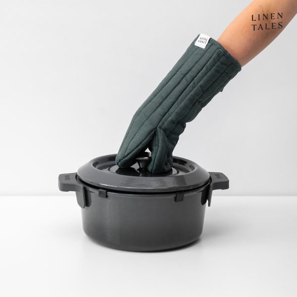 Linane pajakinnas Forest Green - Linen Tales-image-1