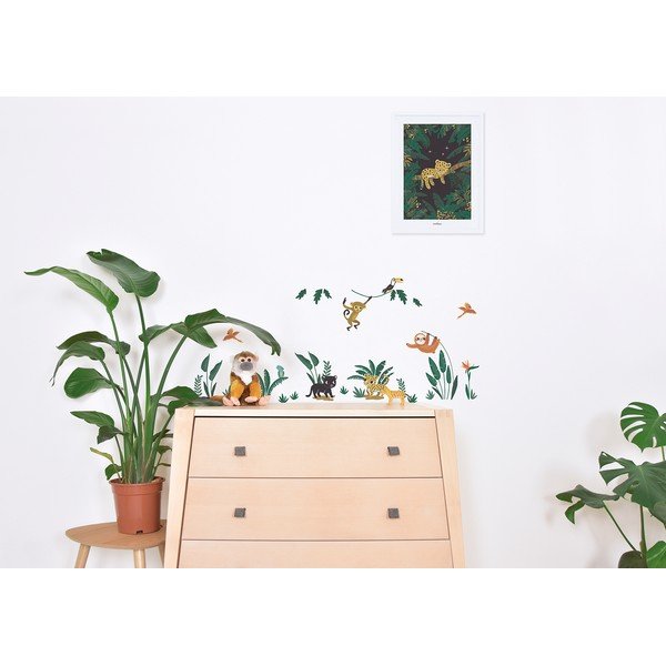 Kleebisleht 30x42 cm Jungle Animals - Lilipinso-image-1