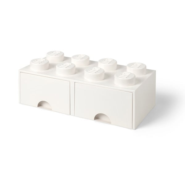 Kahe sahtliga elevandiluuvärvi valge hoiukapp - LEGO®