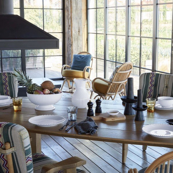 Valge keraamiline kauss jalal Pearl, ⌀ 32 cm - Costa Nova-image-4