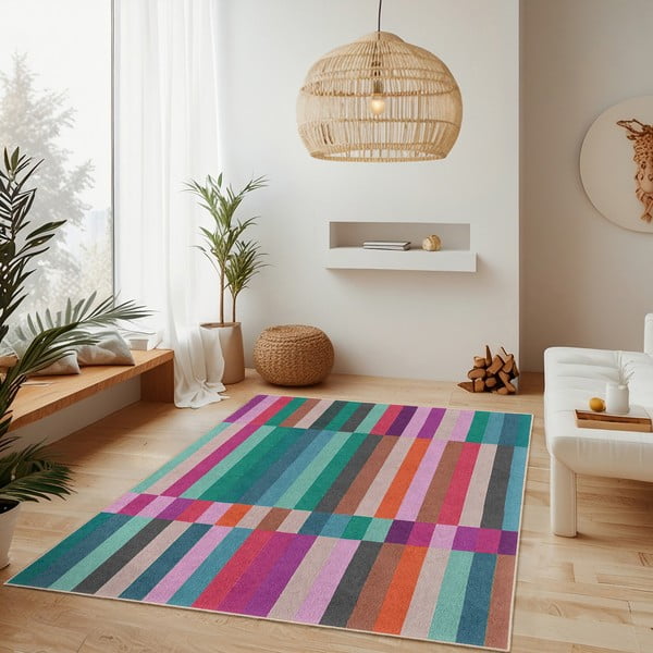 Värviline  pestav vaip 120x180 cm Acid Rain - Mila Home-image-2