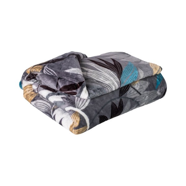 Mikrofliisist tekk 200x150 cm Silver Leafs - My House-image-1