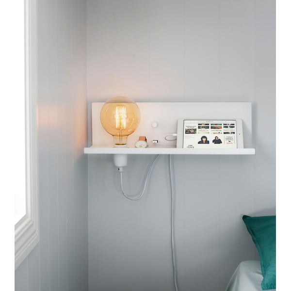 Valge seinalamp USB laadimisjaamaga Multi - Markslöjd-image-1