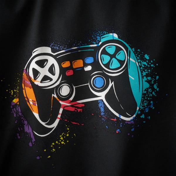 Must laste voodilina üheinimesevoodile 90x190 cm Game Over - Catherine Lansfield-image-2