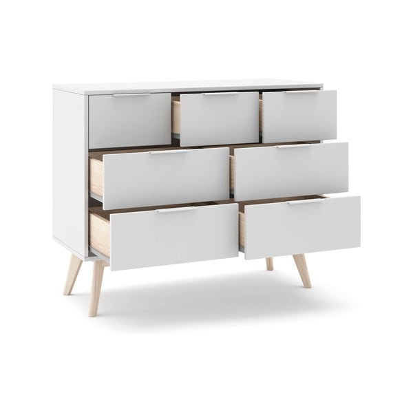 Valge madal kapp 120x83 cm Campus - Marckeric-image-4