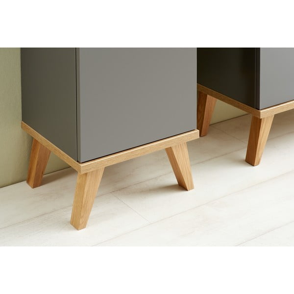 Hall tammespoonist madal vannitoakapp 35,5x89,5 cm Quickset 924 - Pelipal-image-4