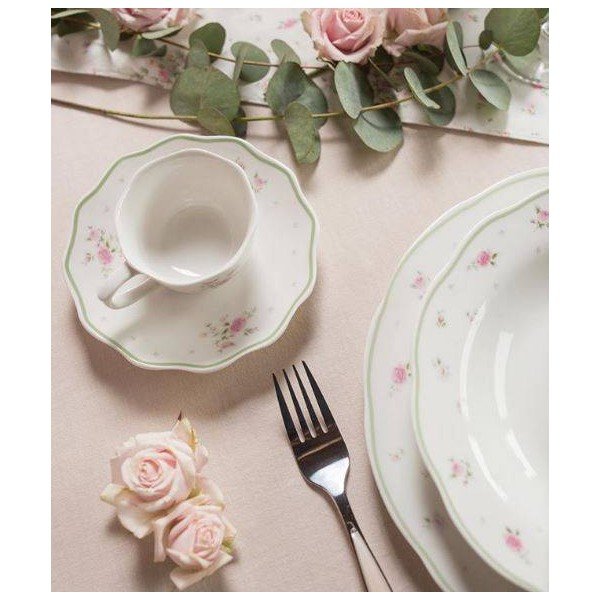 Valge portselanist kandik Nonna Rosa - Brandani-image-1