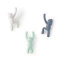 Plastkonksud seinale, komplektis 3 tk Buddy - Umbra