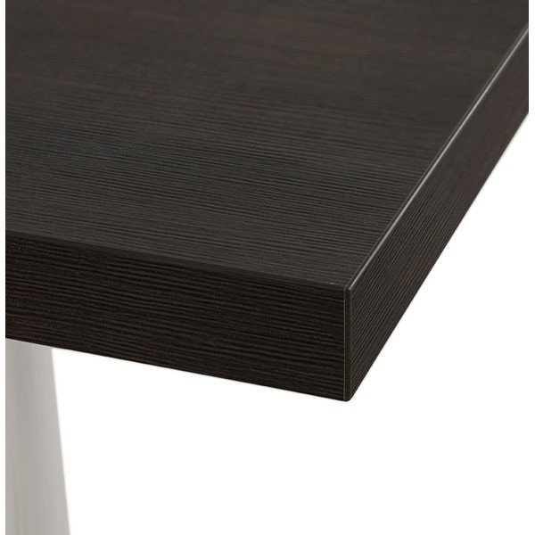 Must baarilaud valgete jalgadega , kõrgus 105 cm Tikafe - Kokoon-image-1