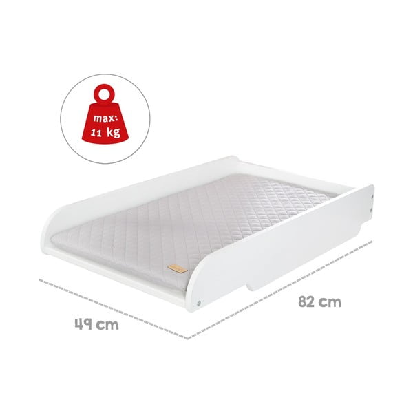 Valge mähkimislaud Style - Roba-image-4