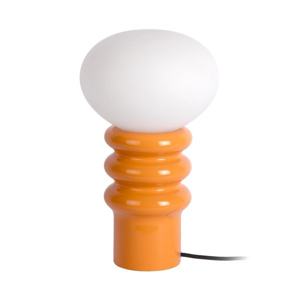 Oranž keraamiline laualamp (kõrgus 33,5 cm) Catania Aro - Leitmotiv