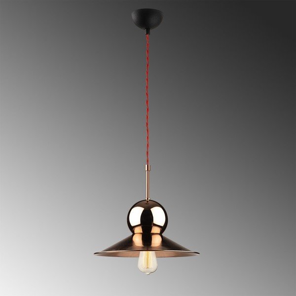 Must rippvalgusti metallvarjuga – Opviq lights-image-1