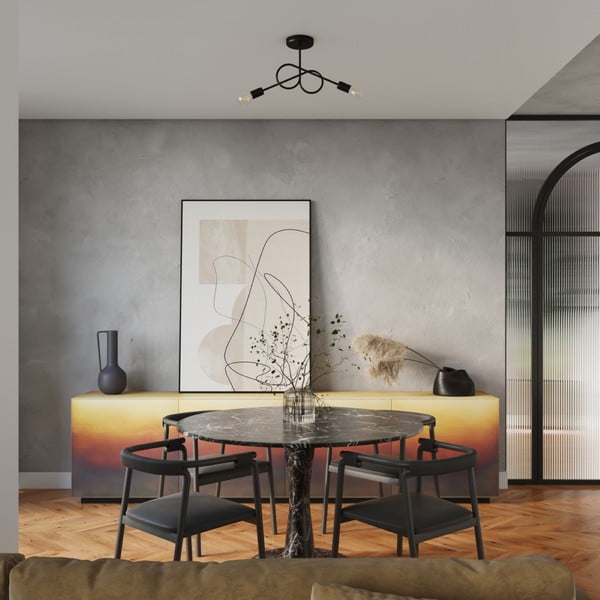 Must laevalgusti 18x57 cm Opulent - Sollux-image-3