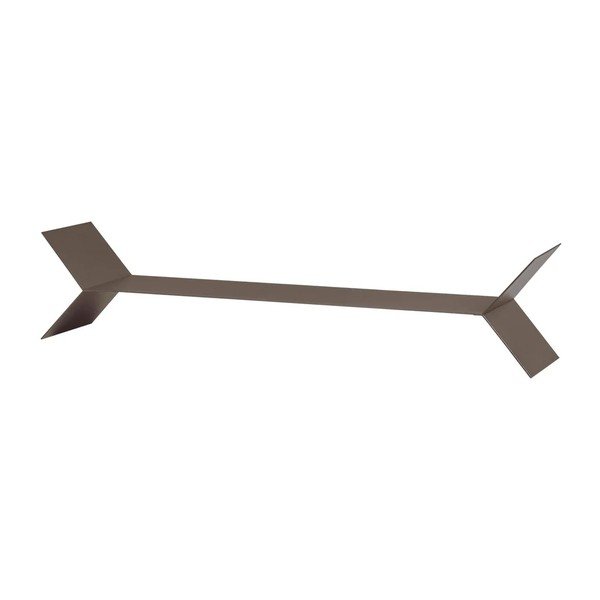 Pruunid metallriiulid 3-osalise komplektiga, 80 cm Lorin - WOOOD-image-4