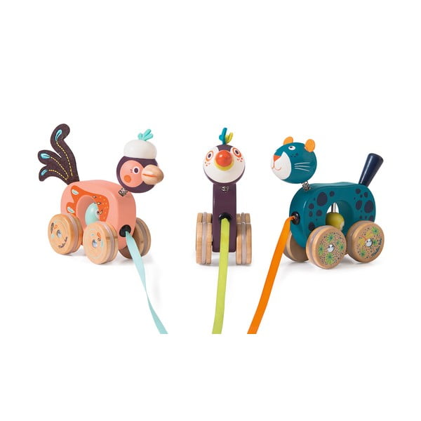 Nööriga mänguasi Panther - Moulin Roty-image-2