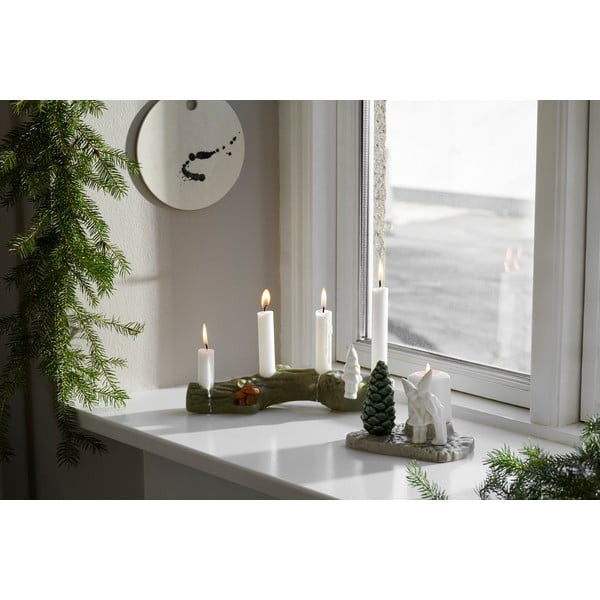 Porcelaanist jõuluküünla hoidja Christmas Tales - Kähler Design-image-1