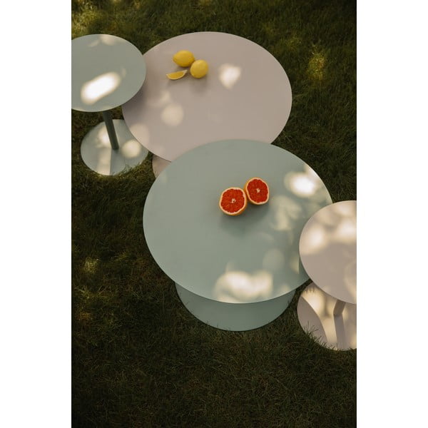 Salveiroheline terasest ümmargune diivanilaud ø 60 cm Snow - Zuiver-image-1