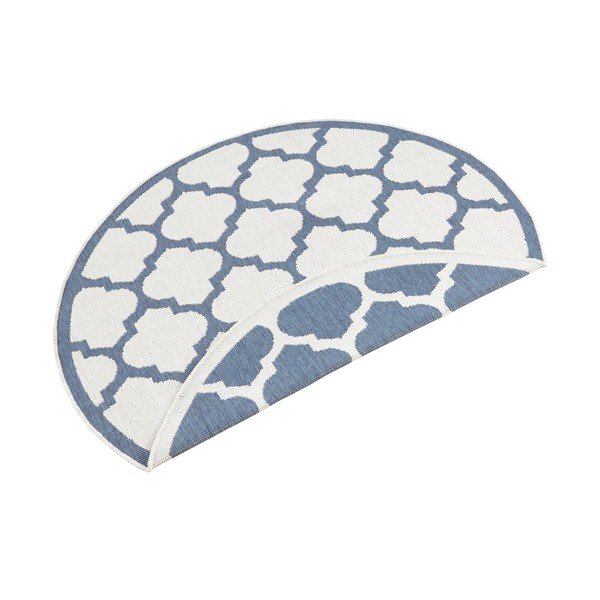 Sinine ja kreemikas õuevaip , ⌀ 200 cm Palermo - NORTHRUGS-image-3