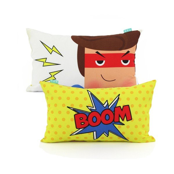 Bavlněný oboustranný povlak na polštář Baleno Super Hero, 50 x 30 cm