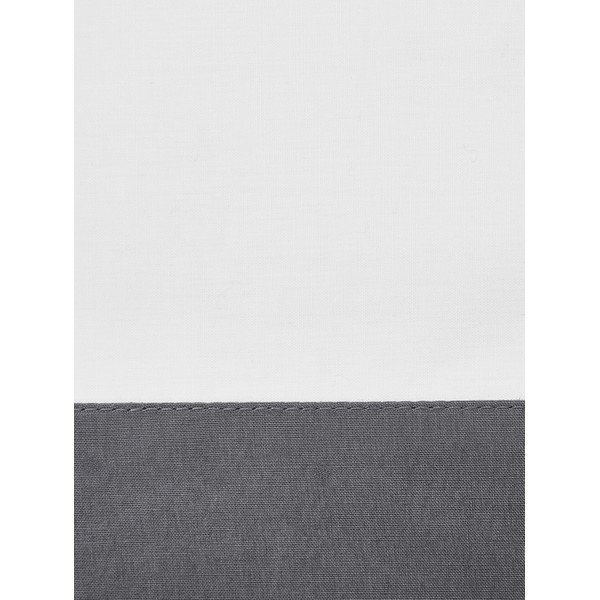 Valge dekoratiivne padjapüür puuvillasest perkalist, 40 x 80 cm. - Westwing Collection-image-1