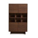 Tumepruun kapp 100x163x40 cm Norlen - Kave Home