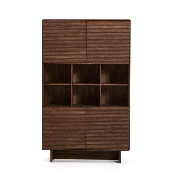 Tumepruun kapp 100x163x40 cm Norlen - Kave Home