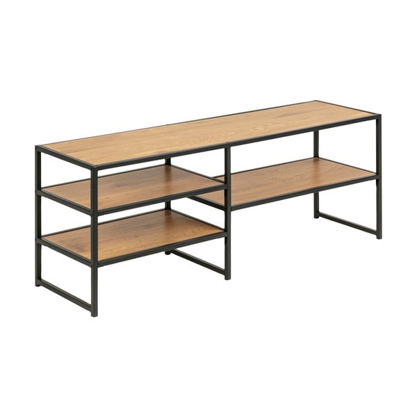 Tammedekooriga must telerilaud 120x46 cm Seaford - Actona-image-3