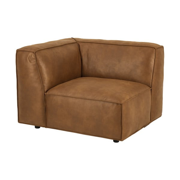 Konjakipruun diivanimoodul (vasak nurk) Fairfield Kentucky - Bonami Selection-image-3