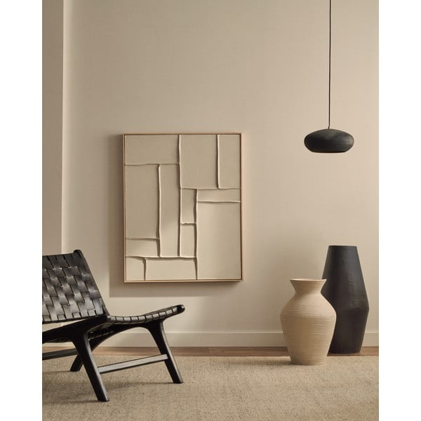 Must rippvalgusti metallist varjuga ø 30 cm Inda - Kave Home-image-2