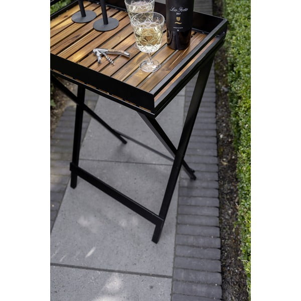 Kokkupandav laud akaatsiaplaadiga 42x60 cm Taba - Wenko-image-1