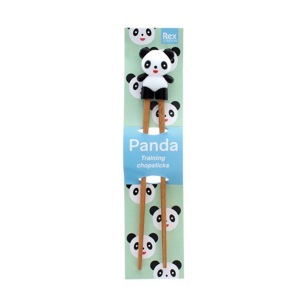 Puidust laste õppekepid naturaalses värvitoonis Panda - Rex London-image-4