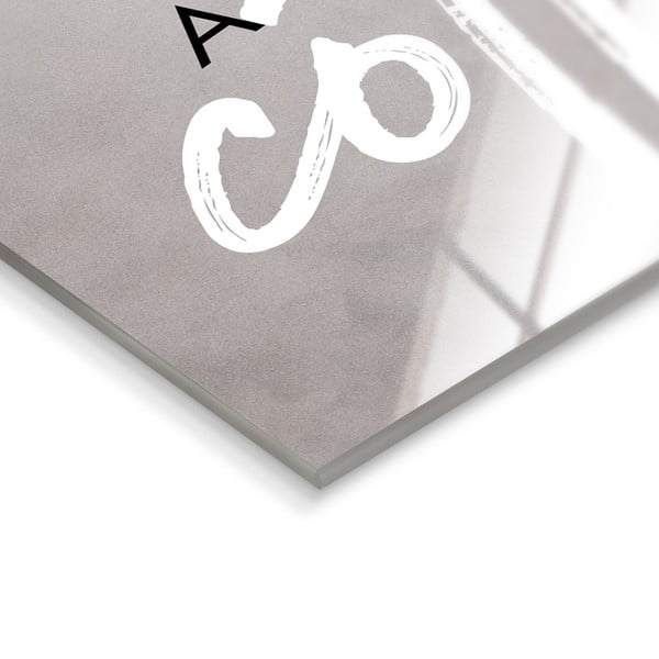 Seinakell Glassclock Love, 20 x 60 cm Coffee - Styler-image-2