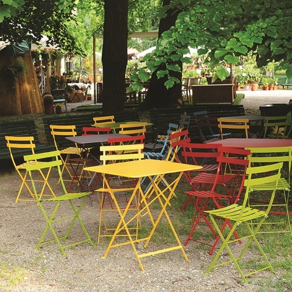 Sada 2 hnědých skládacích židlí Fermob Bistro-image-1