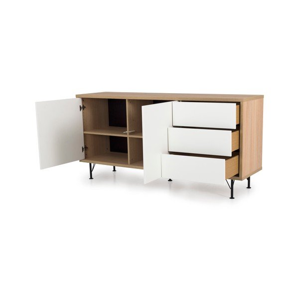 Valge kapp, pikkus 164 cm Flow - Tenzo-image-4