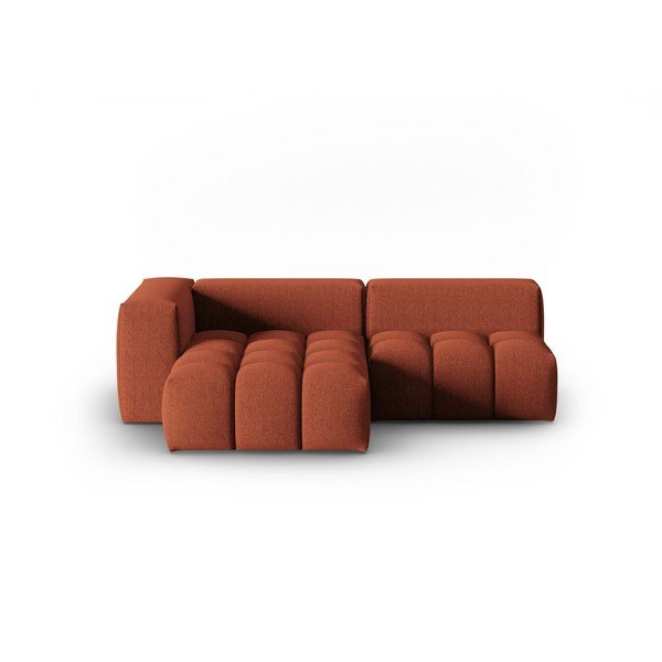 Terrakota värvi nurgadiivan (vasak nurk/diivanvoodiga) Verona - Cosmopolitan Design-image-2