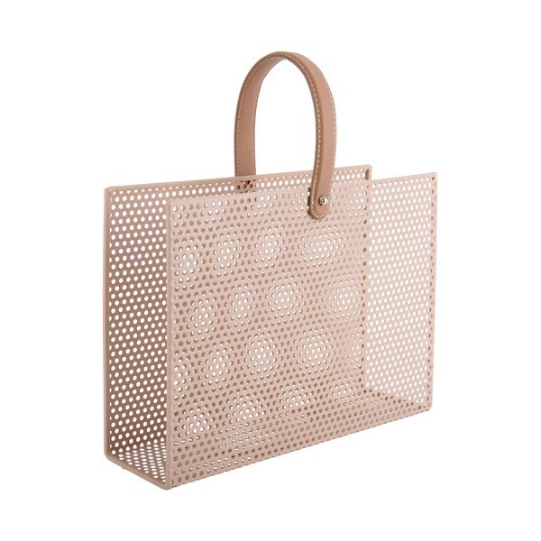 Liivakarva pruun metallist ajakirja hoidja Perky Perky Mesh - PT LIVING-image-1