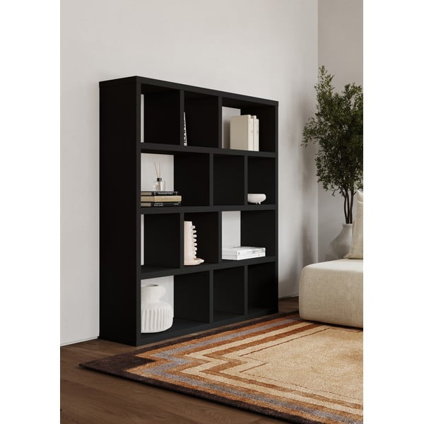 Must raamaturiiul 150x159 cm Berlin - TemaHome-image-1