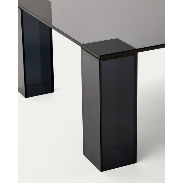 Tumehall klaasist diivanilaud 60x140 cm Adularia - Kave Home-image-3