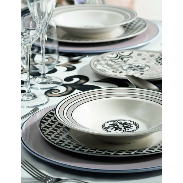 18-osaline portselanist taldrikute komplekt Alhambra - Brandani-image-2