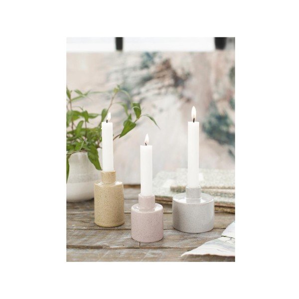 Kameninový svícen A Simple Mess Ortona Glacier Grey, ⌀ 9 cm-image-3