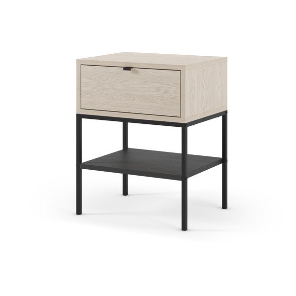 Matt öökapp riiulitega heledas naturaalses värvitoonis Sali - Marckeric-image-4