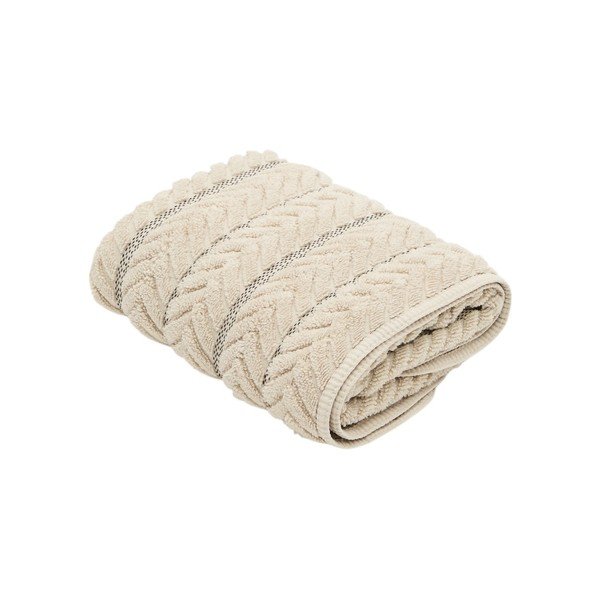 Beež puuvillane froteerätik 50x90 cm Rune - Kave Home