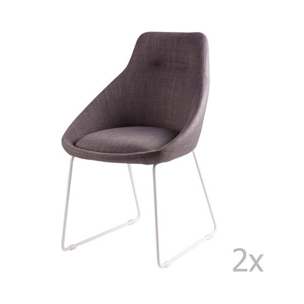 2 helehalli söögitooli Alba komplekt - sømcasa-image-1