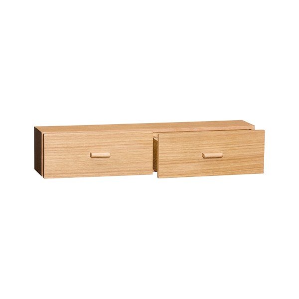 Naturaalsest tammest riiul 60 cm Shuno - Hübsch-image-4
